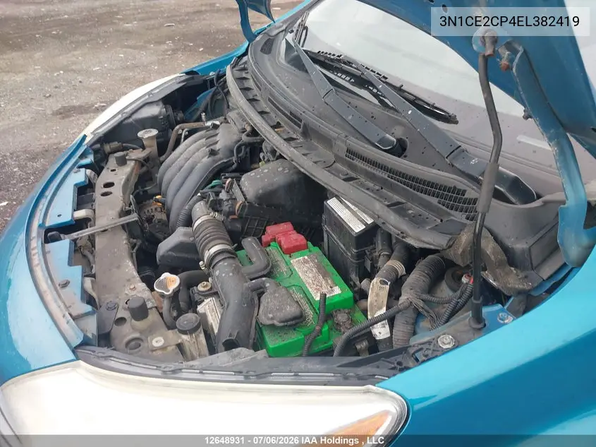 2014 NISSAN NOTE VIN 3N1CE2CP4EL382419 — фото 9