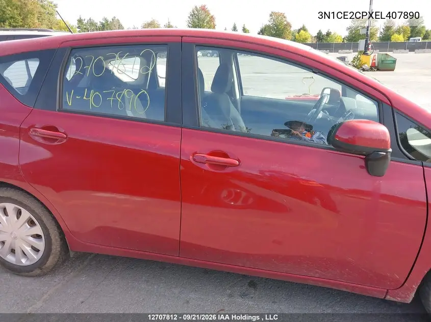 2014 NISSAN NOTE VIN 3N1CE2CPXEL407890 — фото 14