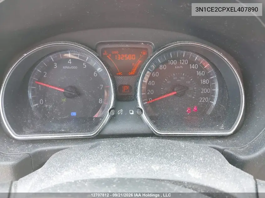 2014 NISSAN NOTE VIN 3N1CE2CPXEL407890 — фото 7