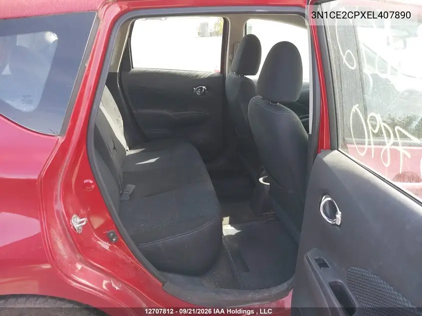 2014 NISSAN NOTE VIN 3N1CE2CPXEL407890 — фото 8