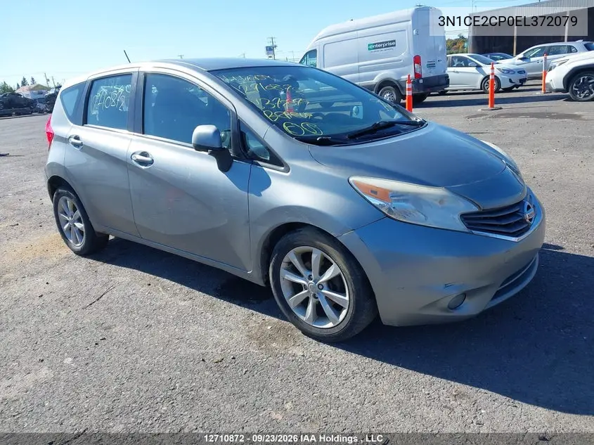 NISSAN NOTE 2014, VIN 3N1CE2CP0EL372079