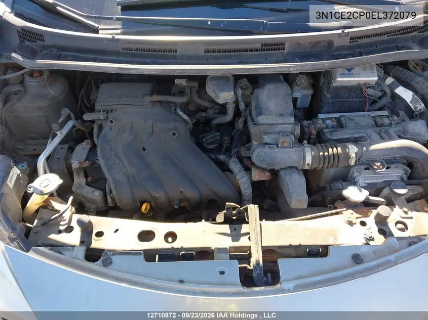 2014 NISSAN NOTE VIN 3N1CE2CP0EL372079 — фото 10