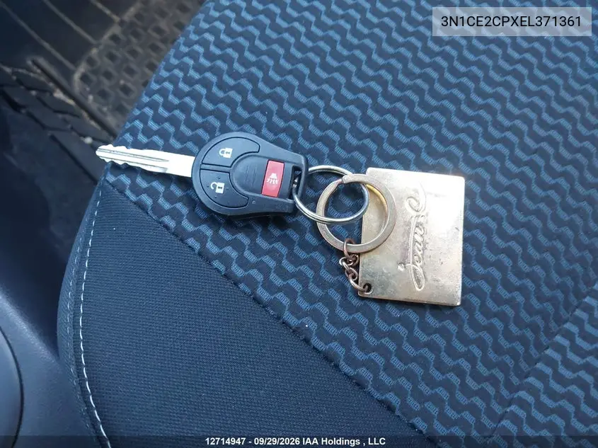 2014 NISSAN NOTE VIN 3N1CE2CPXEL371361 — фото 11
