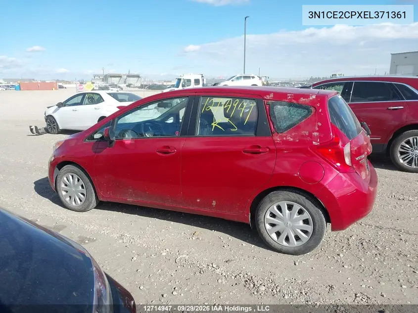 2014 NISSAN NOTE VIN 3N1CE2CPXEL371361 — фото 14