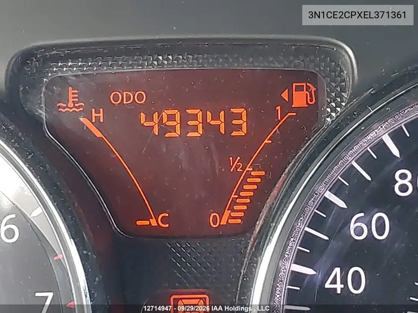 2014 NISSAN NOTE VIN 3N1CE2CPXEL371361 — фото 15
