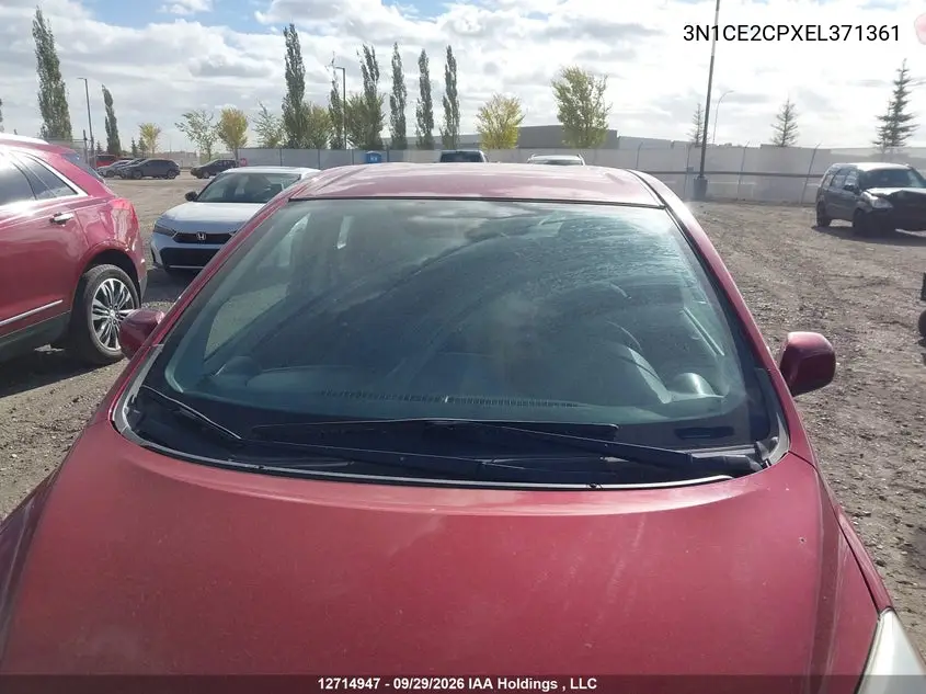 2014 NISSAN NOTE VIN 3N1CE2CPXEL371361 — фото 17