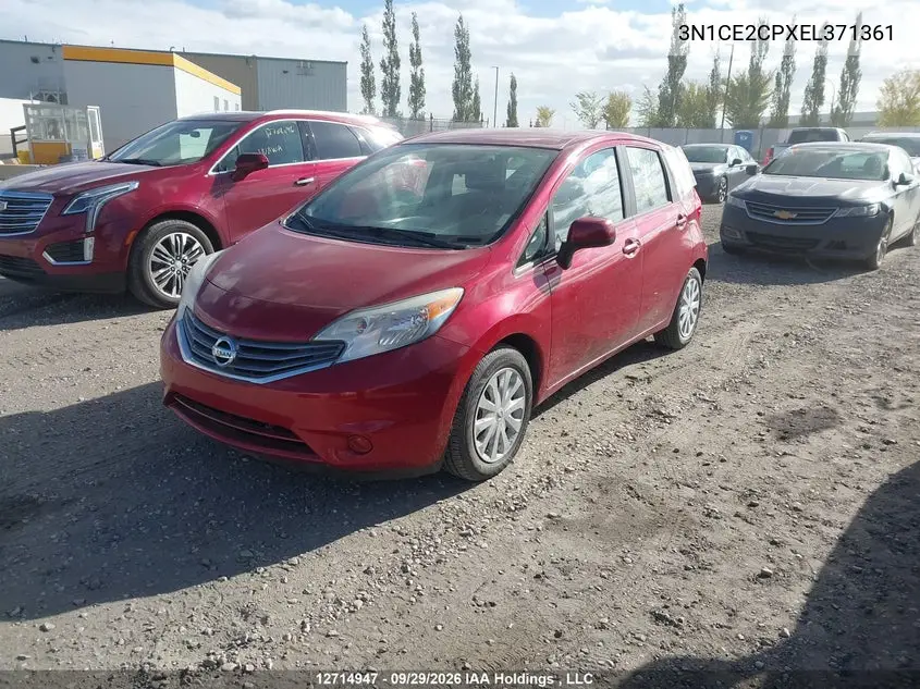 2014 NISSAN NOTE VIN 3N1CE2CPXEL371361 — фото 2