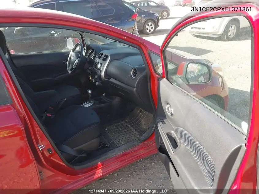 2014 NISSAN NOTE VIN 3N1CE2CPXEL371361 — фото 5