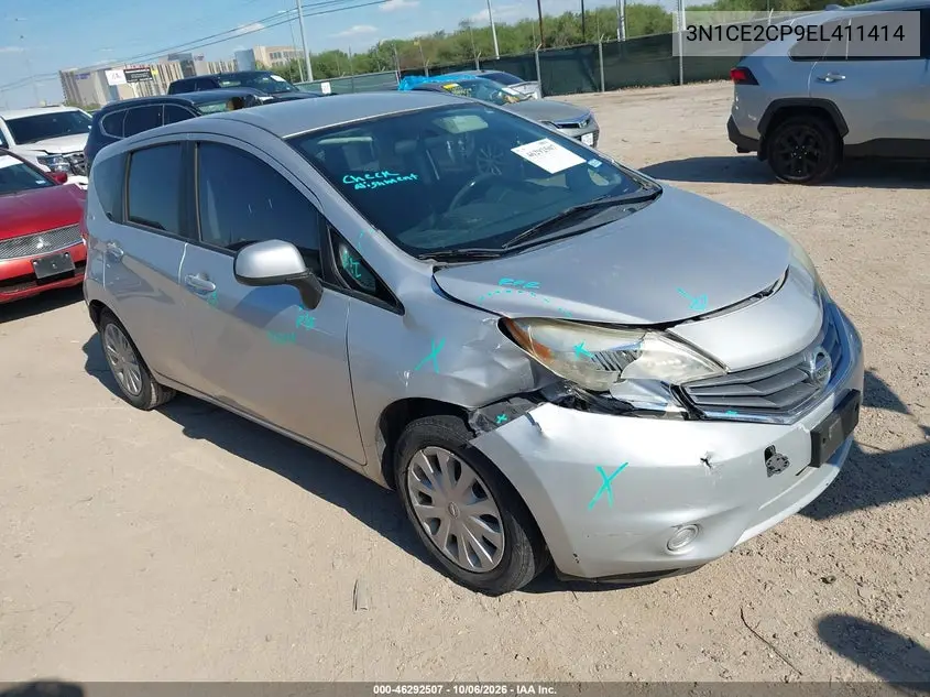 NISSAN NOTE 2014, VIN 3N1CE2CP9EL411414