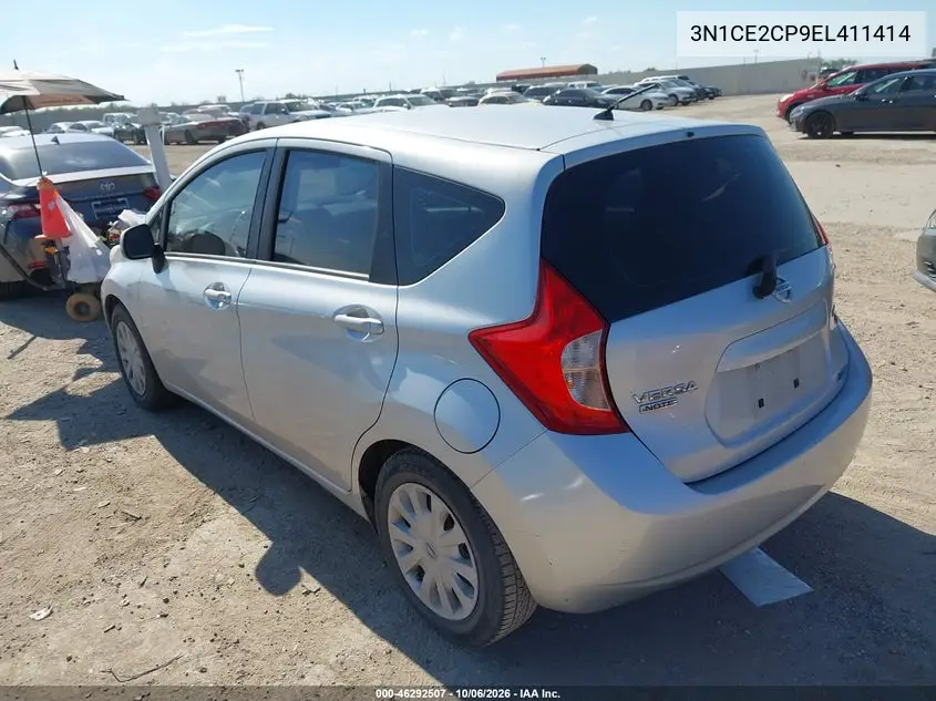 2014 NISSAN NOTE VIN 3N1CE2CP9EL411414 — фото 3