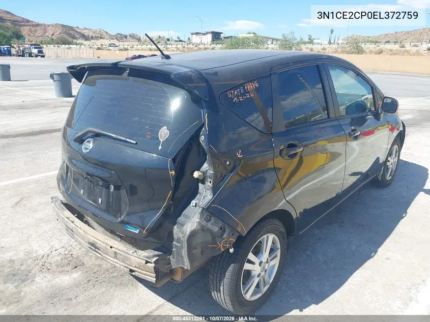 2014 NISSAN NOTE VIN 3N1CE2CP0EL372759 — фото 4