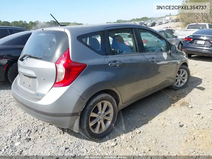 2014 NISSAN NOTE VIN 3N1CE2CPXEL354737 — фото 4