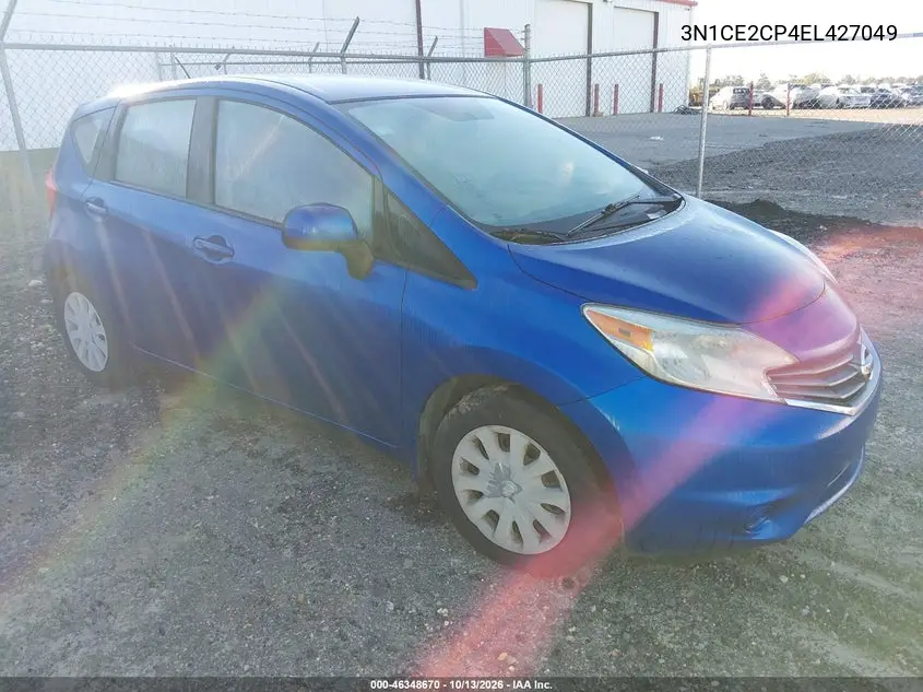 NISSAN NOTE 2014, VIN 3N1CE2CP4EL427049