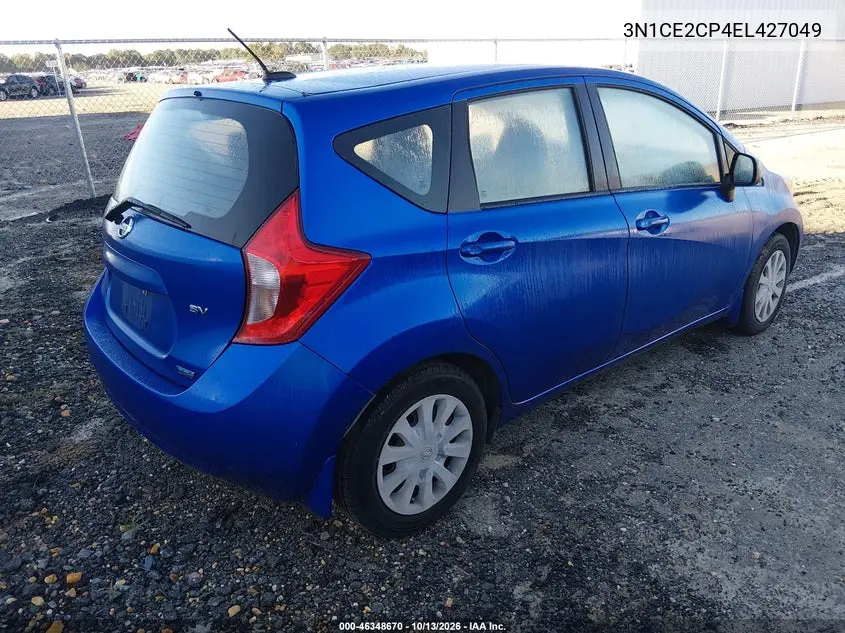 2014 NISSAN NOTE VIN 3N1CE2CP4EL427049 — фото 4