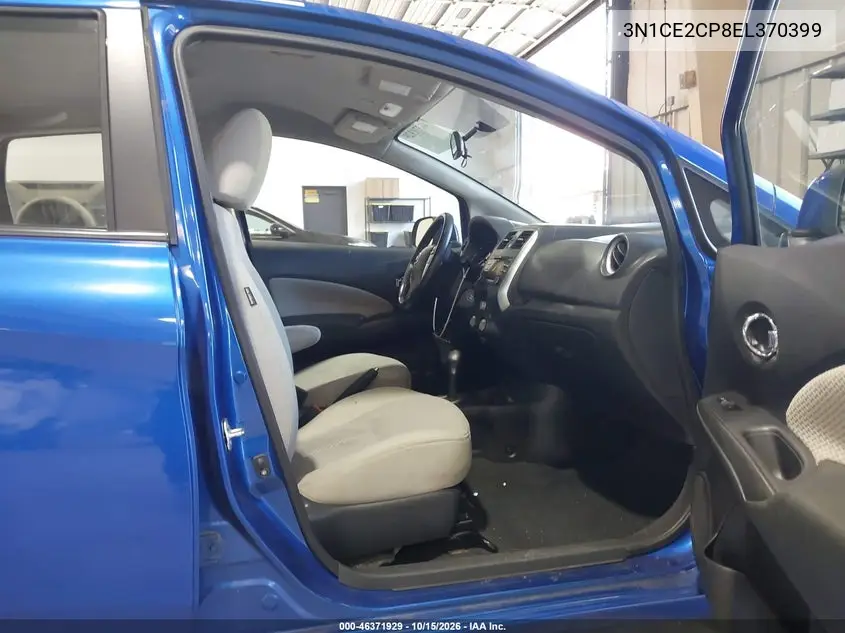 NISSAN NOTE 2014, VIN 3N1CE2CP8EL370399
