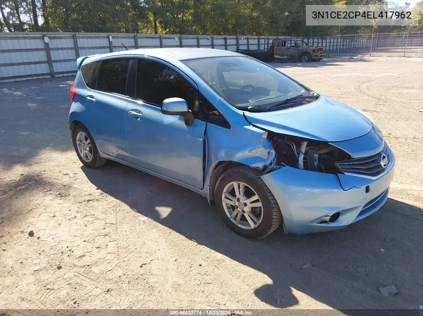 NISSAN NOTE 2014, VIN 3N1CE2CP4EL417962