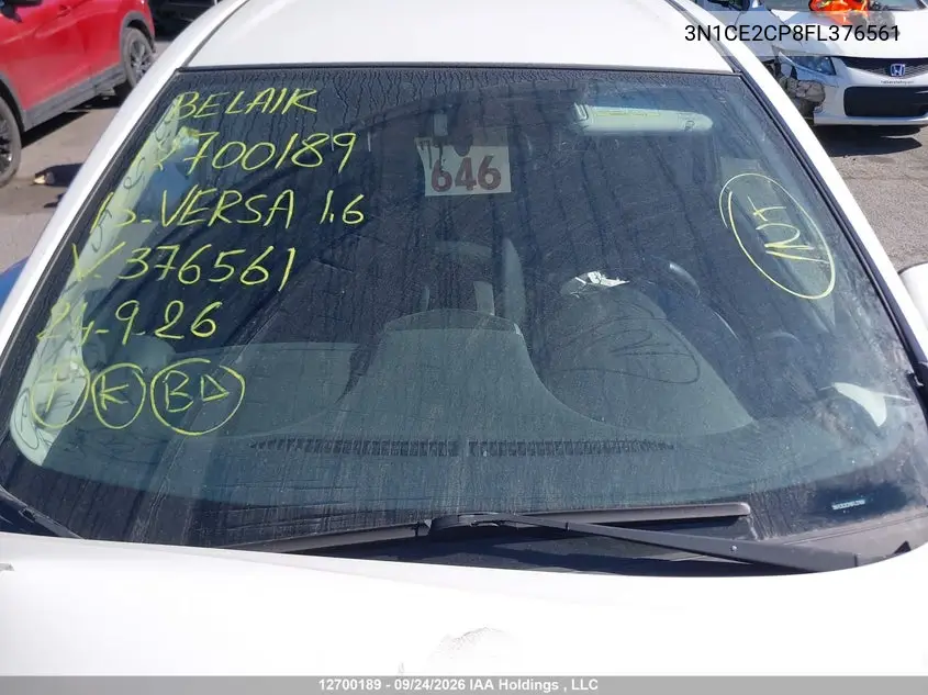 2015 NISSAN NOTE VIN 3N1CE2CP8FL376561 — фото 17