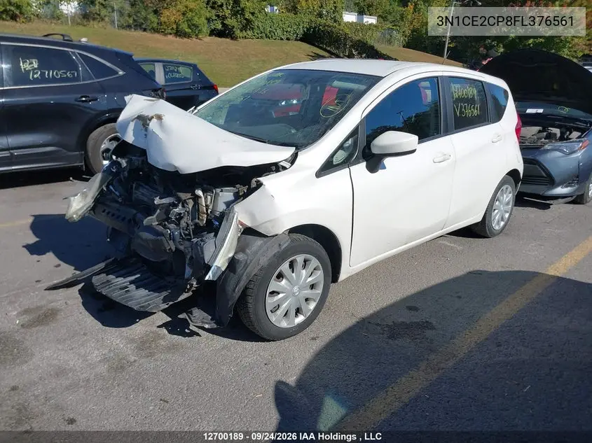 2015 NISSAN NOTE VIN 3N1CE2CP8FL376561 — фото 2