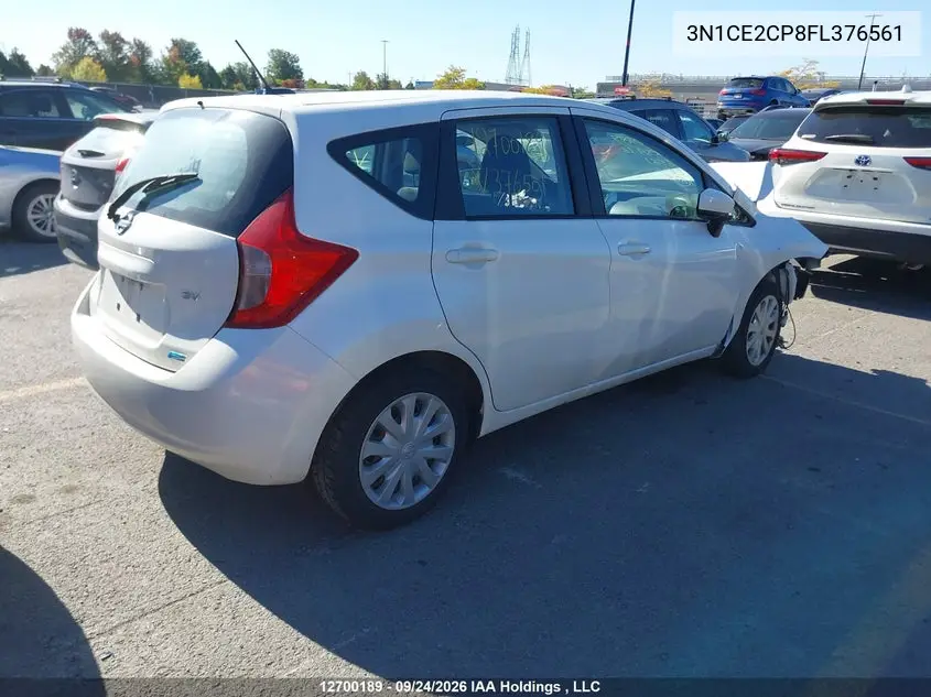 2015 NISSAN NOTE VIN 3N1CE2CP8FL376561 — фото 4