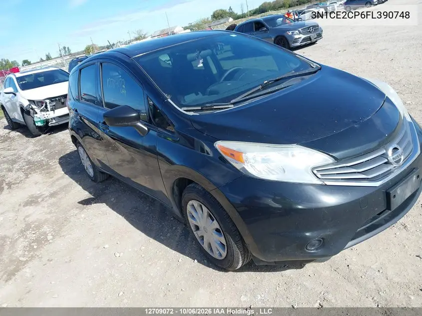 NISSAN NOTE 2015, VIN 3N1CE2CP6FL390748