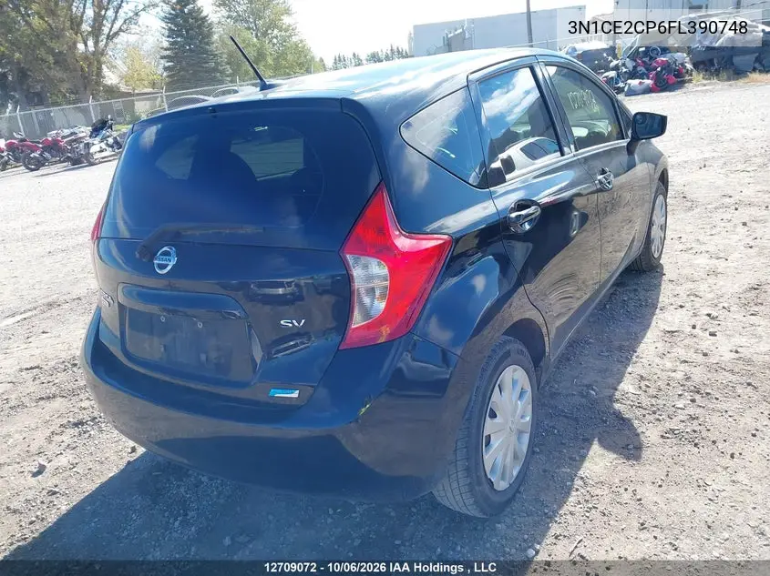 2015 NISSAN NOTE VIN 3N1CE2CP6FL390748 — фото 4