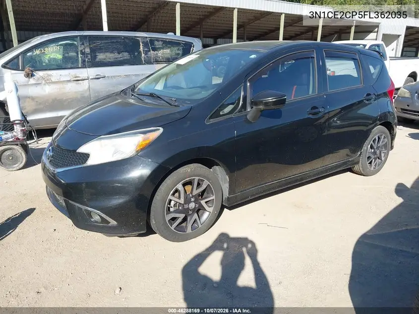2015 NISSAN NOTE VIN 3N1CE2CP5FL362035 — фото 2