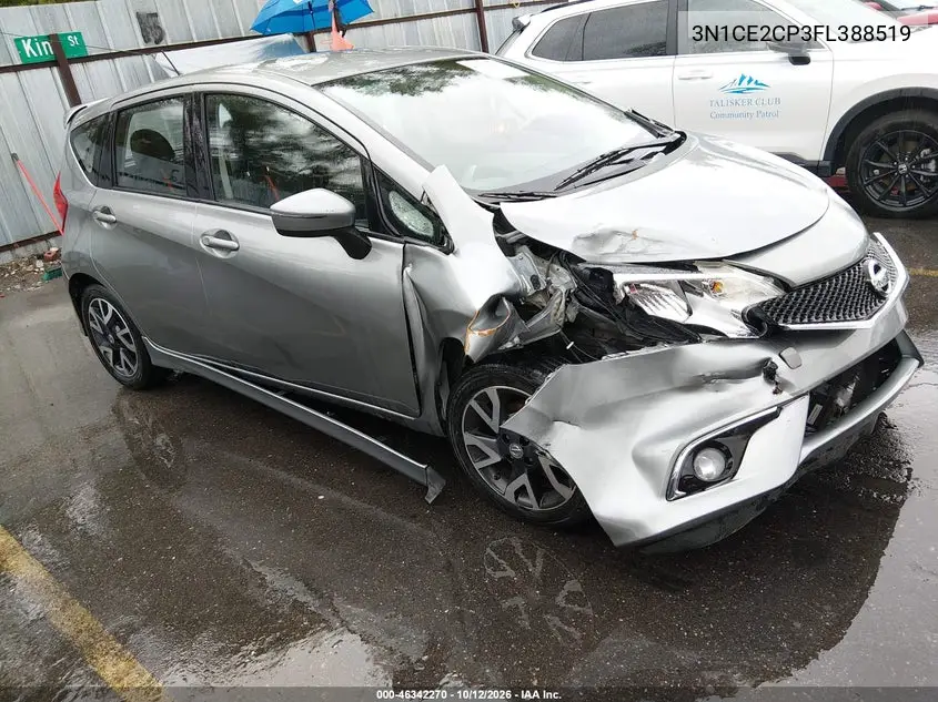 NISSAN NOTE 2015, VIN 3N1CE2CP3FL388519