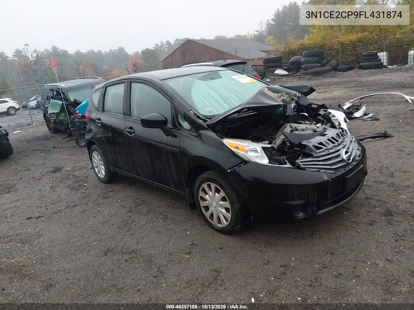 NISSAN NOTE 2015, VIN 3N1CE2CP9FL431874