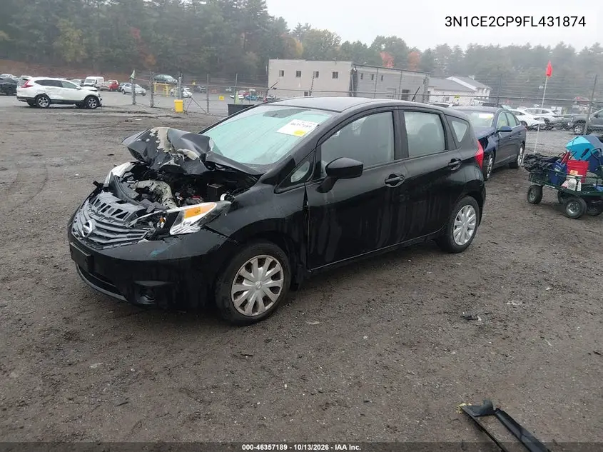 2015 NISSAN NOTE VIN 3N1CE2CP9FL431874 — фото 2