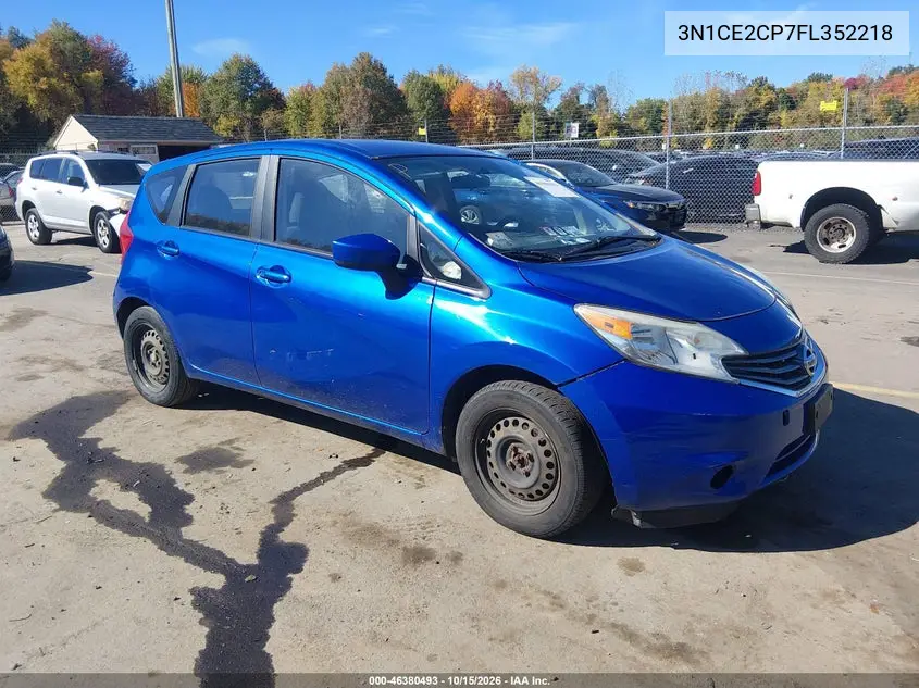 NISSAN NOTE 2015, VIN 3N1CE2CP7FL352218
