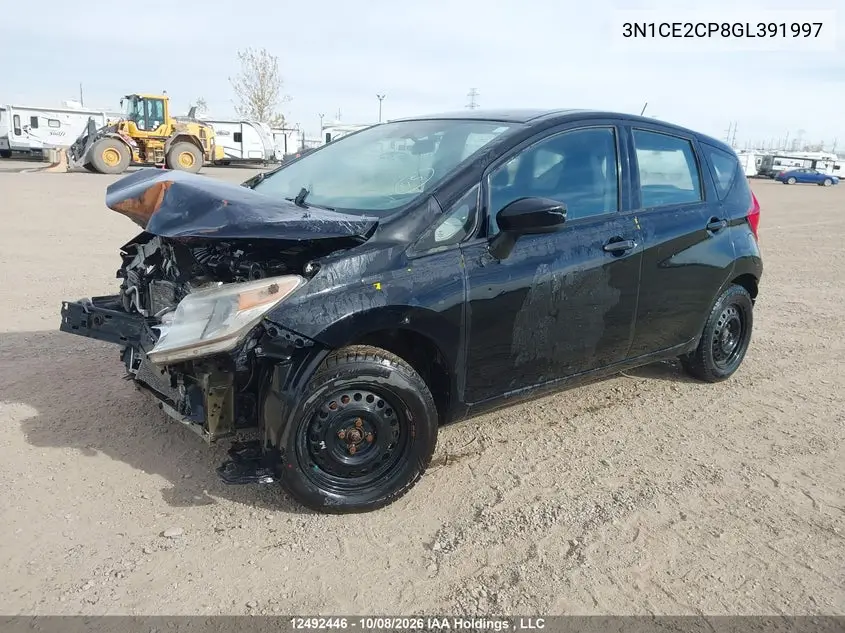 2016 NISSAN NOTE VIN 3N1CE2CP8GL391997 — фото 2