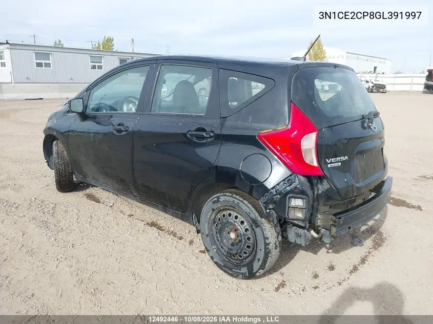 2016 NISSAN NOTE VIN 3N1CE2CP8GL391997 — фото 3