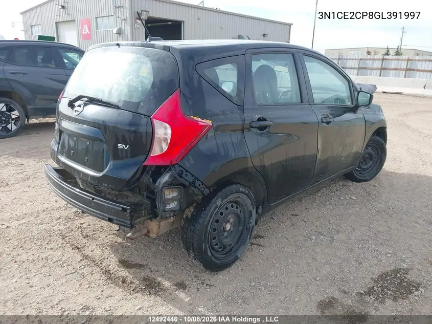 2016 NISSAN NOTE VIN 3N1CE2CP8GL391997 — фото 4