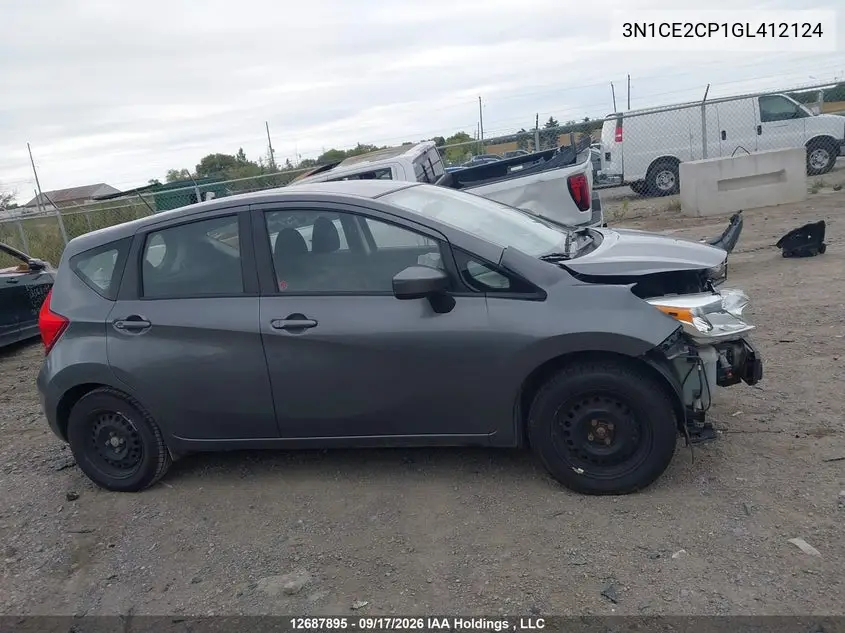 2016 NISSAN NOTE VIN 3N1CE2CP1GL412124 — фото 13
