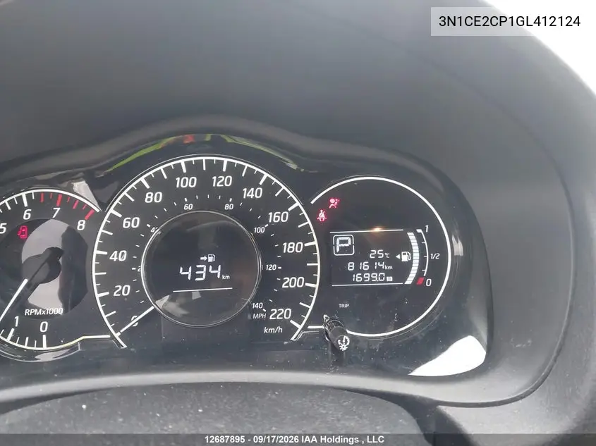 2016 NISSAN NOTE VIN 3N1CE2CP1GL412124 — фото 7