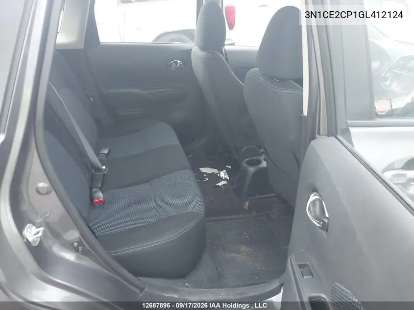 2016 NISSAN NOTE VIN 3N1CE2CP1GL412124 — фото 8