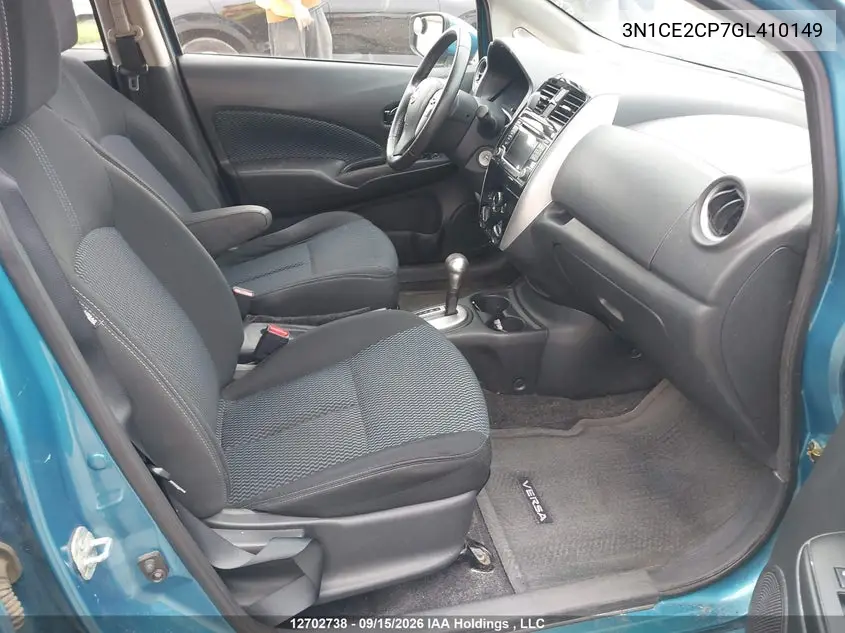 2016 NISSAN NOTE VIN 3N1CE2CP7GL410149 — фото 5