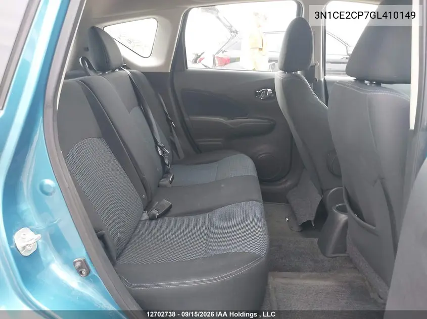 2016 NISSAN NOTE VIN 3N1CE2CP7GL410149 — фото 8