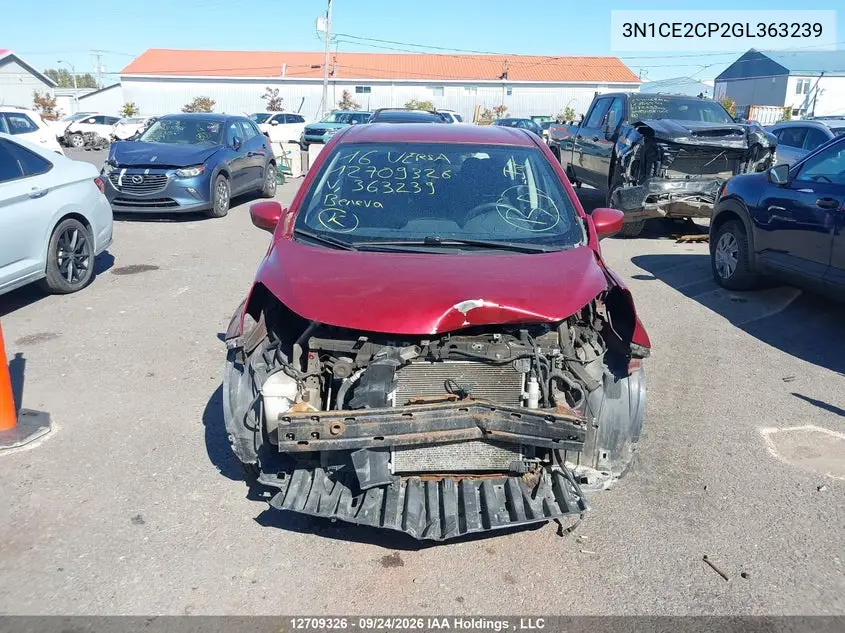2016 NISSAN NOTE VIN 3N1CE2CP2GL363239 — фото 13