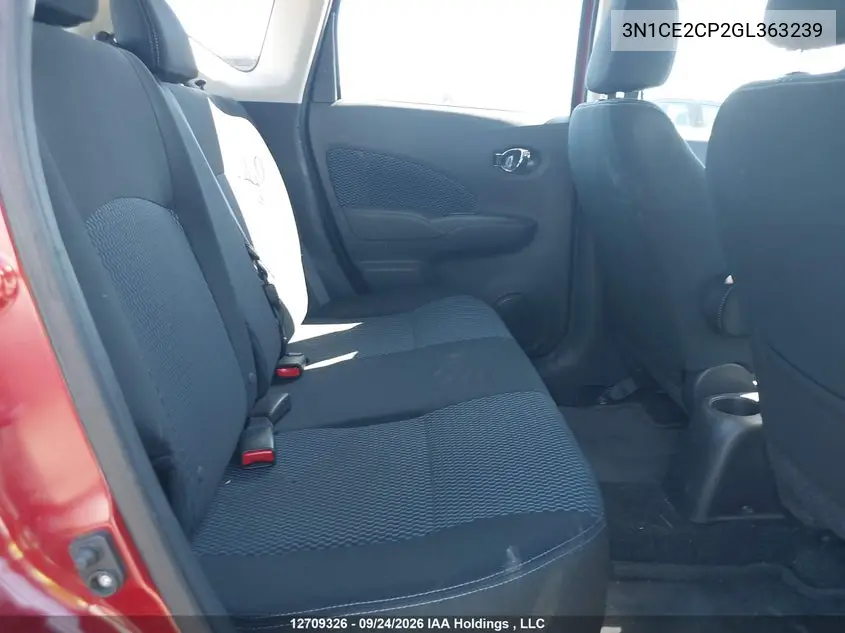 2016 NISSAN NOTE VIN 3N1CE2CP2GL363239 — фото 8
