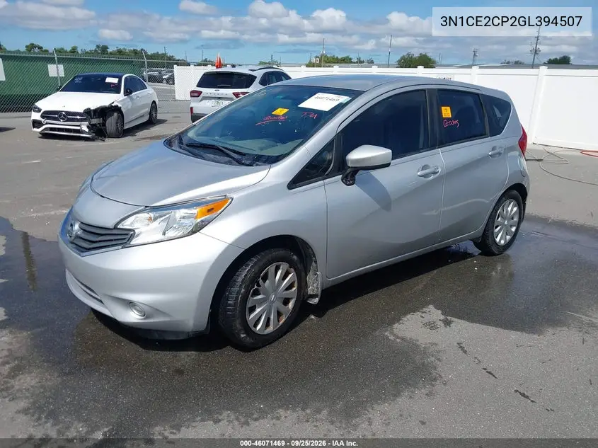 2016 NISSAN NOTE VIN 3N1CE2CP2GL394507 — фото 2