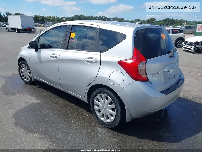 2016 NISSAN NOTE VIN 3N1CE2CP2GL394507 — фото 3