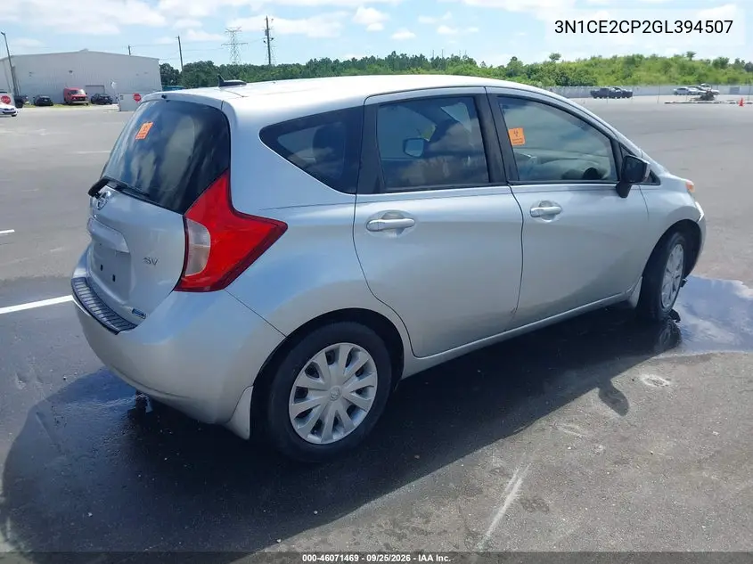 2016 NISSAN NOTE VIN 3N1CE2CP2GL394507 — фото 4