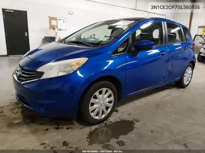 2016 NISSAN NOTE VIN 3N1CE2CP7GL360935 — фото 2