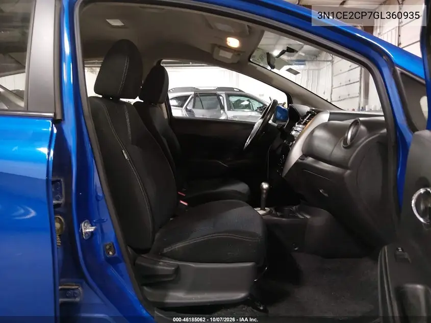 2016 NISSAN NOTE VIN 3N1CE2CP7GL360935 — фото 5