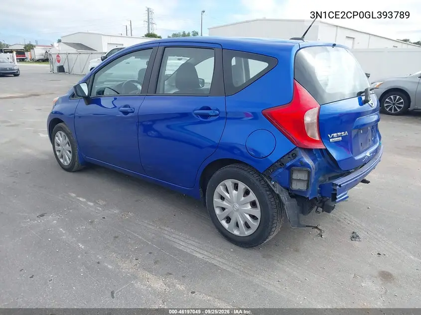 2016 NISSAN NOTE VIN 3N1CE2CP0GL393789 — фото 3