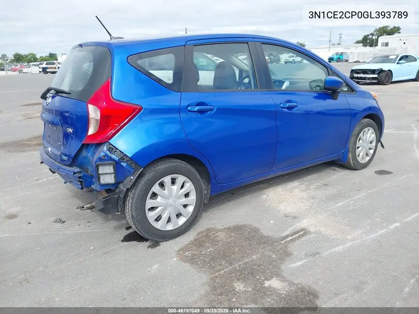2016 NISSAN NOTE VIN 3N1CE2CP0GL393789 — фото 4