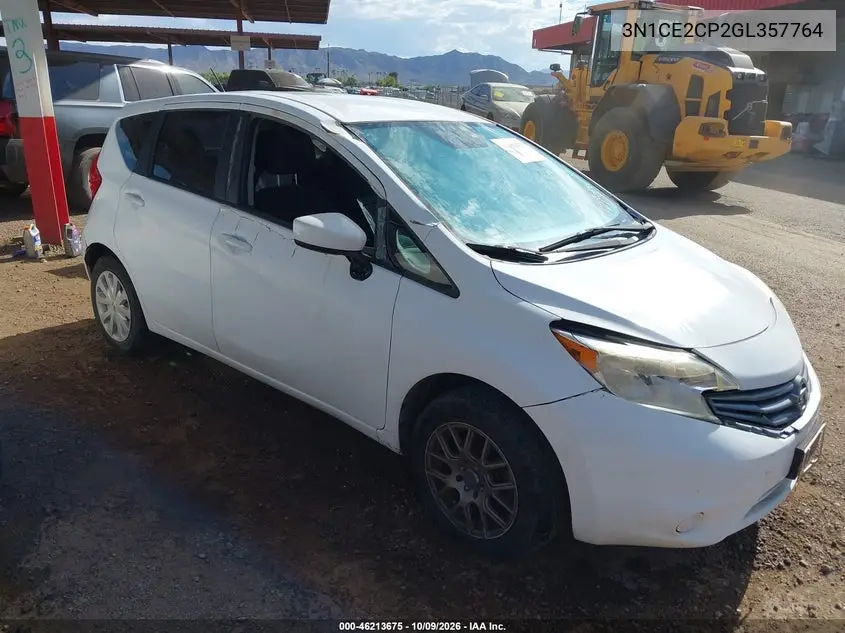 NISSAN NOTE 2016, VIN 3N1CE2CP2GL357764