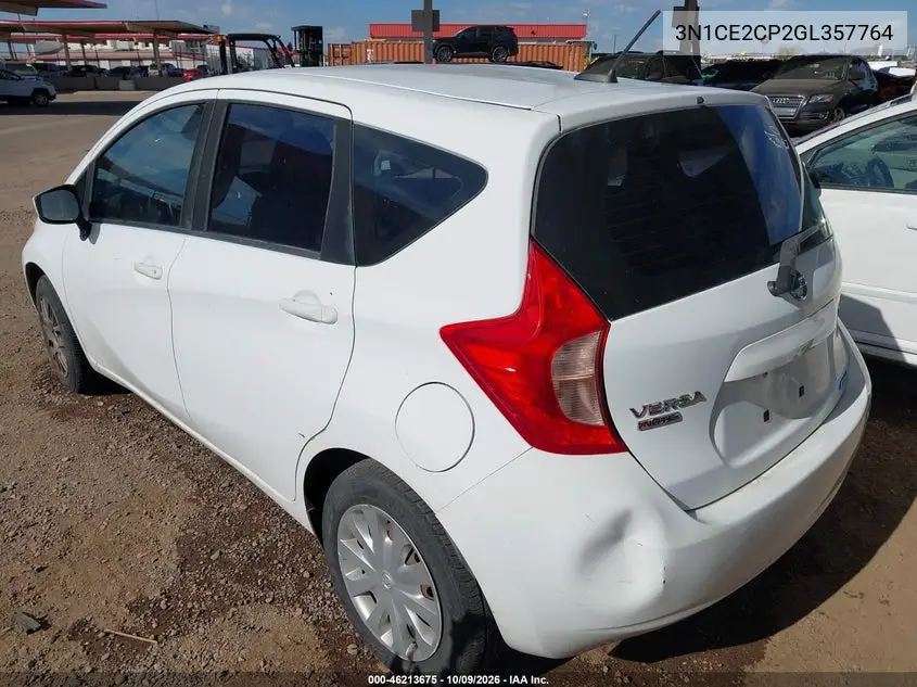 2016 NISSAN NOTE VIN 3N1CE2CP2GL357764 — фото 3