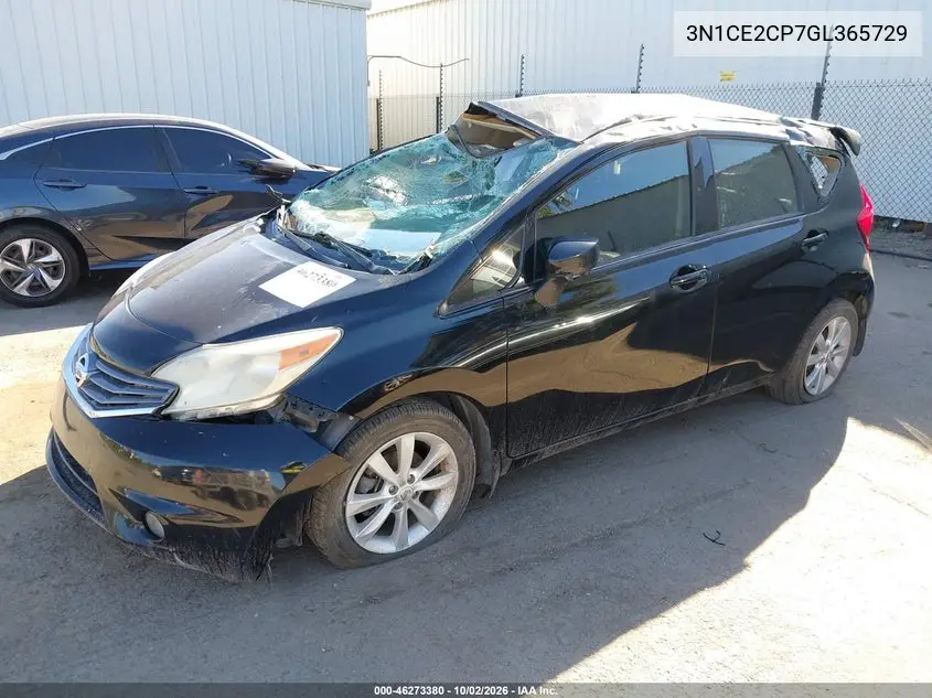 2016 NISSAN NOTE VIN 3N1CE2CP7GL365729 — фото 2